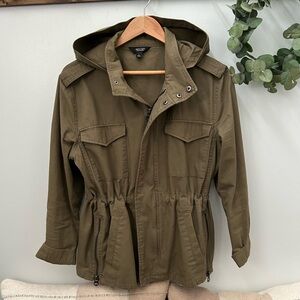 Olive Green Hooded Jacket